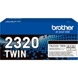 Brother TN-2320TWIN Cartouche de toner 1 pièce(s) Original Noir Noir, 1 pièce(s)