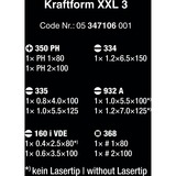 Wera Kraftform XXL 3, Tournevis 11 pièces