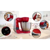 Bosch MUM5X720, Robot de cuisine Rouge/Argent