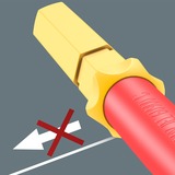 Wera 05006640001, Clés mixtes à cliquet Rouge/Jaune
