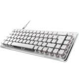 Turtle Beach clavier gaming Blanc/en aluminium, Layout DE, Roccat Titan II Optical Red