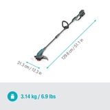 GARDENA PowerTrim 30/18V P4A, 14703-20, Coupe-bordures Gris/Turquoise