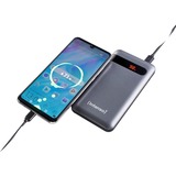 Intenso PD10000 Lithium Polymère (LiPo) 10000 mAh Anthracite, Powerbank Anthracite, 10000 mAh, Lithium Polymère (LiPo), Quick Charge 3.0, Anthracite