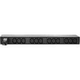 APC Basic Rack PDU 1U AP9565, Multiprise Noir, Basique, 0U/1U, Monophasé, horizontale/verticale, Noir, 12 sortie(s) CA