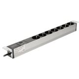Digitus Bloc multiprises en aluminium avec protection contre les surcharges Noir