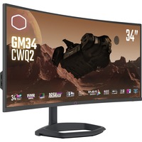 Cooler Master 34" Moniteur UltraWide incurvé Noir