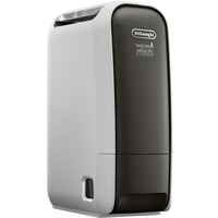 DeLonghi DNS65 2,8 L 34 dB Noir, Gris, Déshumidificateur Noir/Blanc, 220 - 240 V, 50 Hz, 1 - 35 °C, 30 - 95%, 340 mm, 192 mm
