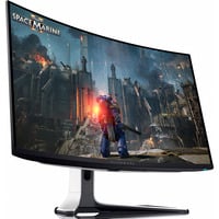 Dell 31.6" 4K UHD Moniteur gaming incurvé Blanc/Noir