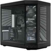 HYTE Y70 Touch Infinite boîtier midi tower Noir | 2x USB-A | 1x USB-C | Verre Trempé