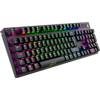Sharkoon clavier gaming Noir, Layout DE, Huano Red