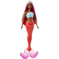 Mattel Barbie - Poupée sirène aux cheveux colorés Rouge