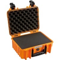 B&W 3000/O/SI Boîte à outils Orange Polypropylène (PP), Valise Orange, Orange, Polypropylène (PP), Résistant à la poussière, Résistant à l’eau, 330,2 x 236,22 x 149,86 mm, 365,8 mm, 294,6 mm