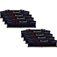 G.Skill 256 Go DDR4-3200 Octo-Kit, Mémoire vive Noir, F4-3200C16Q2-256GVK, Ripjaws V, XMP