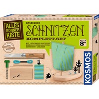 KOSMOS Schnitzen Komplett-Set, Bricolage Kit d'expériences, 8 an(s), Multicolore