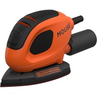 BLACK+DECKER BEW230K Ponceuse orbitale 11000 tr/min Noir, Orange 55 W, Ponceuses de détails Orange/Noir, Ponceuse orbitale, Noir, Orange, 11000 tr/min, 76 dB, 65 dB, Secteur