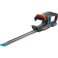 GARDENA 9836-20 taille-haie électrique Lame unique, Taille-haies Gris/Turquoise, Batterie, 14,4 V