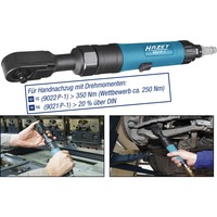 Hazet 9022P-1 clé pneumatique 1/4" 95 N·m Noir, Bleu, Visseuse à choc Noir/Bleu, Douille à choc, Noir, Bleu, Métal, Plastique, Allemagne, CE, 1/4"