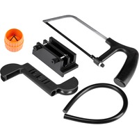 Corsair Hydro X Series XT Hardline Bending Toolkit (12 mm & 14 mm), Set d'outils Noir, Noir, Orange, Hacksaw Tube Reamer Silicone Rod (30cm) Tube Bending Mandrel with Rubber Inserts Sawing Clamp with...