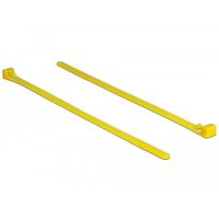 DeLOCK 18759 serre-câbles Attache de câble détachable Nylon Jaune 100 pièce(s) Jaune, Attache de câble détachable, Nylon, Jaune, 20 cm, 7,5 mm, 100 pièce(s)